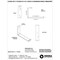 Ekena Millwork Steel Hanging Shelf Bracket, Hammered Silver 2"W x 10"D x 6 1/2"H BKTM02X10X06HSHSV - alternate 3